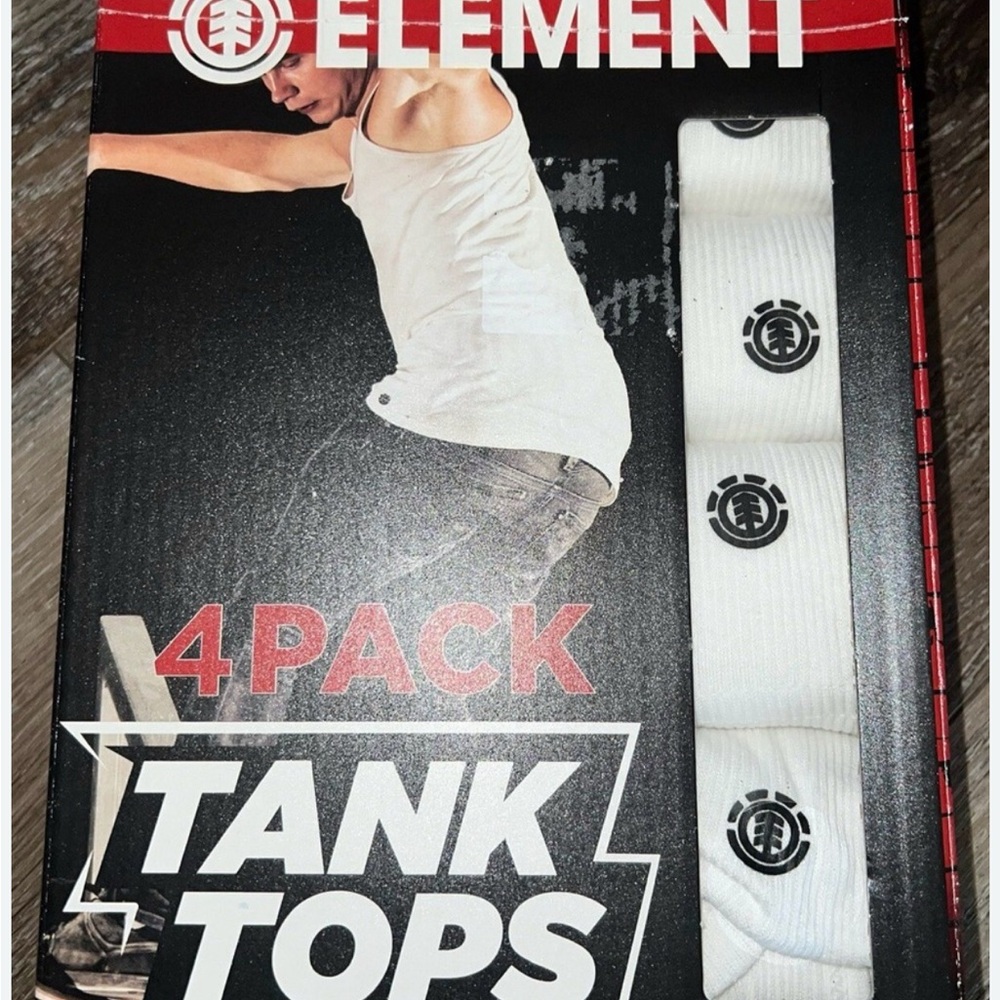 Element White Tank Top